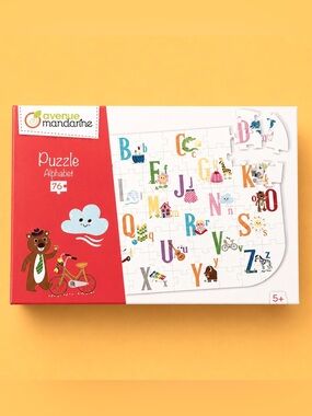 Avenue-Mandarine 76-Piece Educational Puzzle - Alphabet